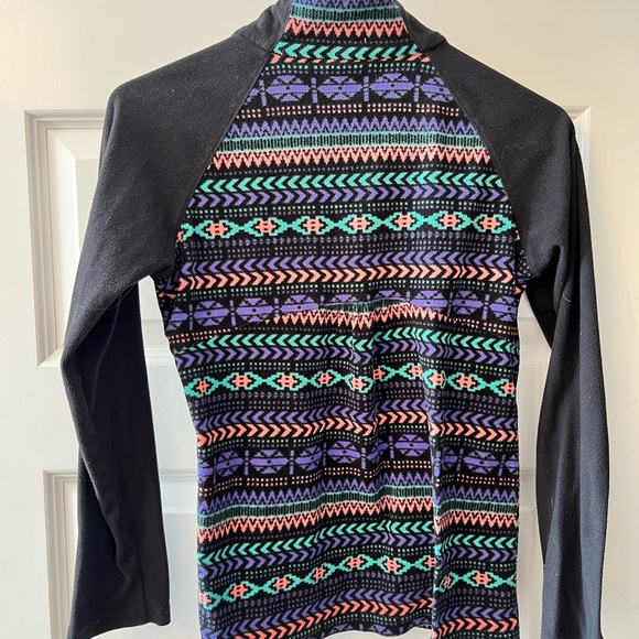 COLUMBIA Girls Aztec Print Fleece Size Large - Picture 2 of 5